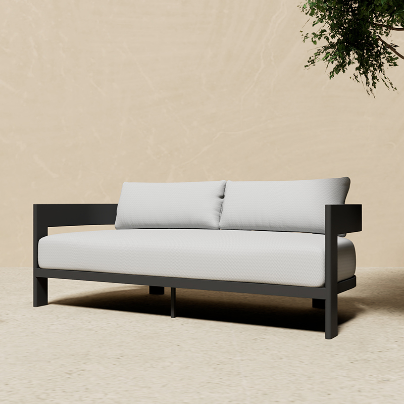 Modern Aluminum Outdoor Sofa S - Outdoor Furniture L Shape ulasan dan harga