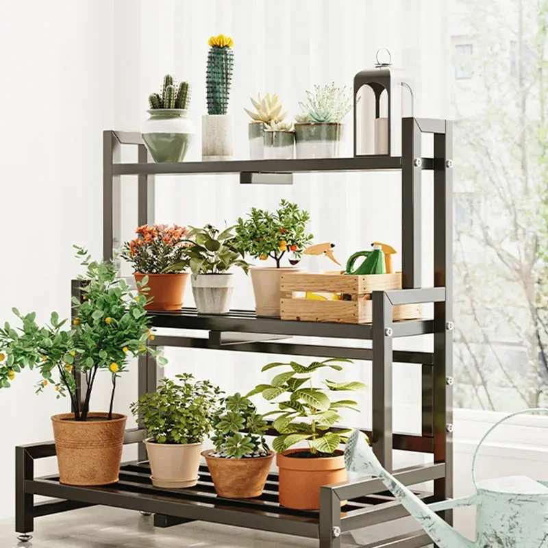 Tiered Display Plant Rack Shel - Outdoor Furniture Balcony ulasan dan harga