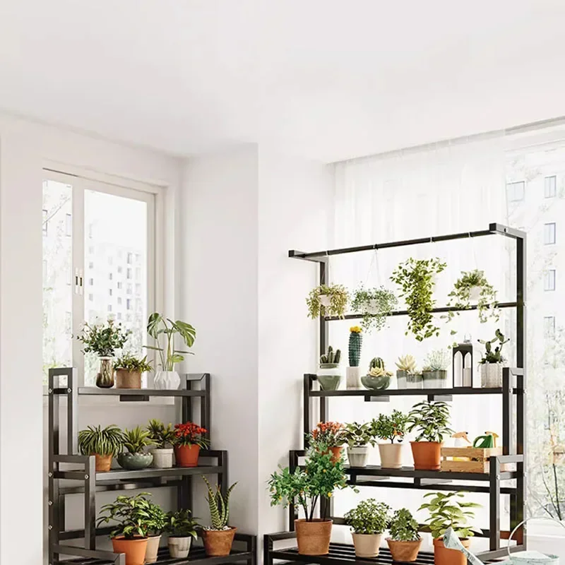 Tiered Display Plant Rack Shel - Outdoor Furniture Balcony ulasan dan harga