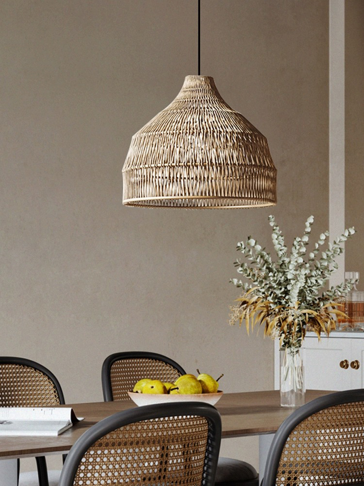 Simple Creative Rattan pendant - Outdoor Furniture Rh ulasan dan harga