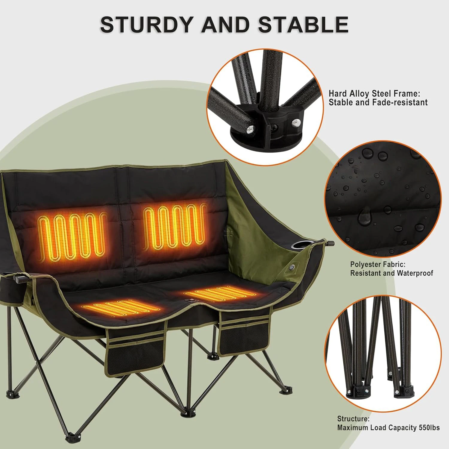 Custom Factory Portable Couple - Outdoor Furniture Factory ulasan dan harga