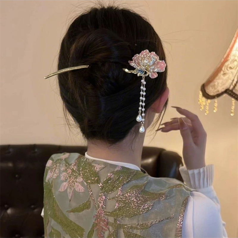 Tassel Hanfu Hair Chopsticks H - Outdoor Furniture Decor ulasan dan harga