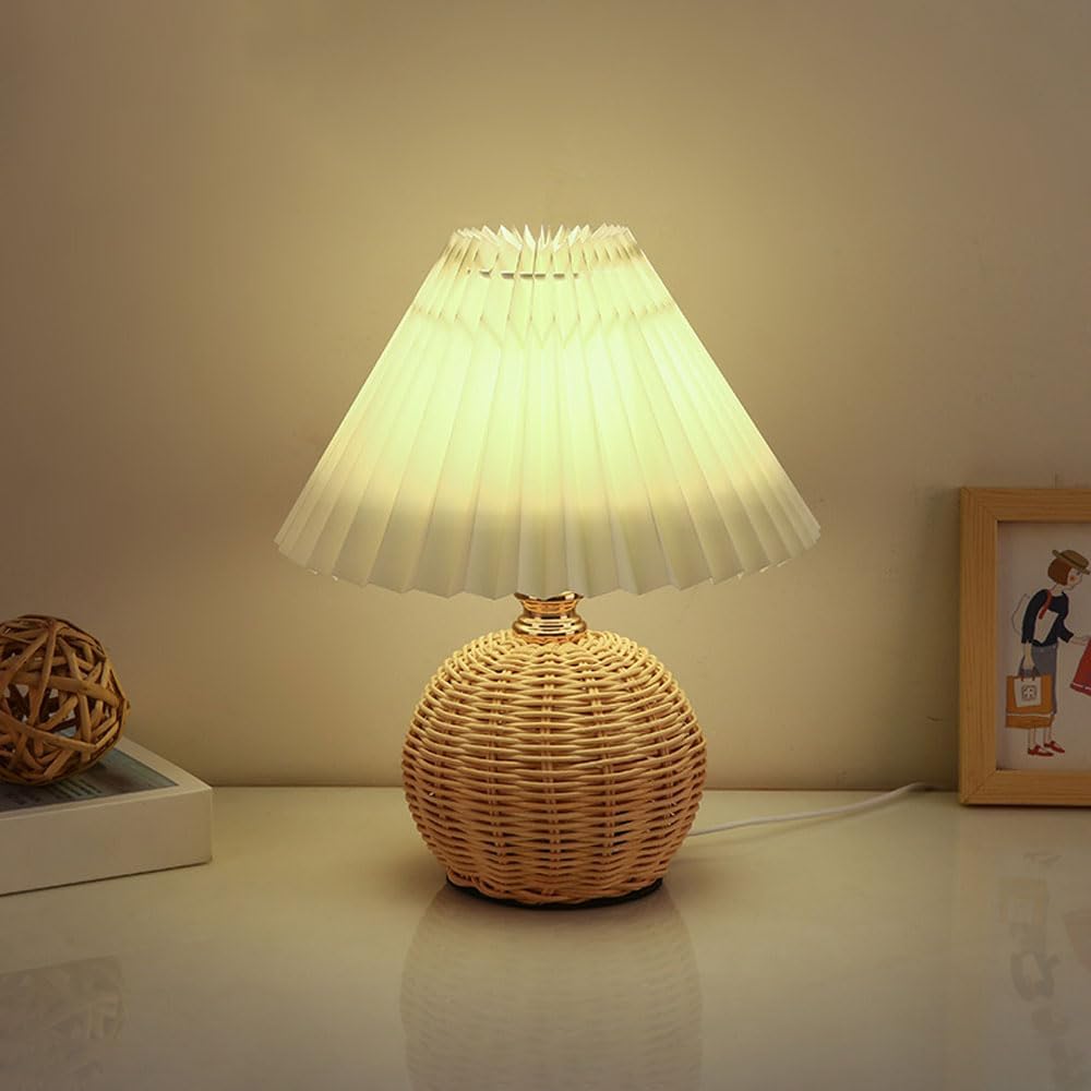 SCKDAY LED Pleated Table Lamp  - Outdoor Furniture Rh ulasan dan harga
