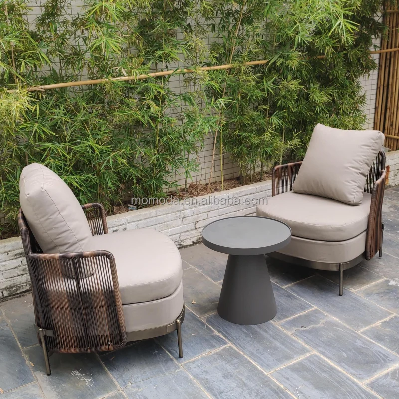 Furniture Garden outdoor Furni - Rattan Lounge Set ulasan dan harga