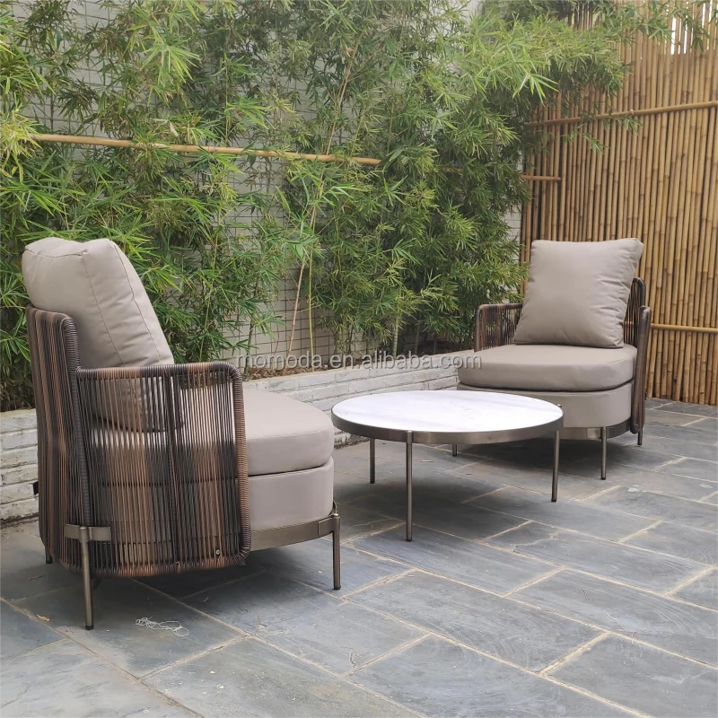 Furniture Garden outdoor Furni - Rattan Lounge Set ulasan dan harga