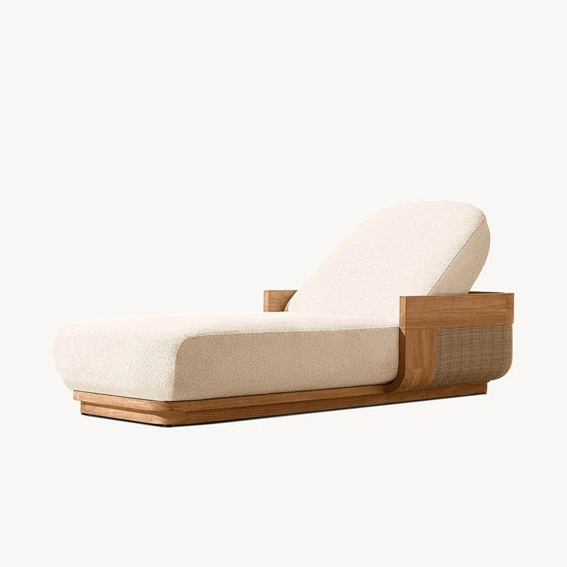 Sun Beach Lounge Chair & Daybe - Rattan Lounge Set ulasan dan harga