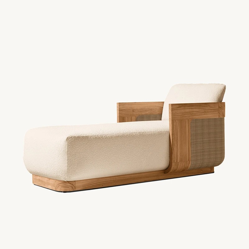 Sun Beach Lounge Chair & Daybe - Rattan Lounge Set ulasan dan harga