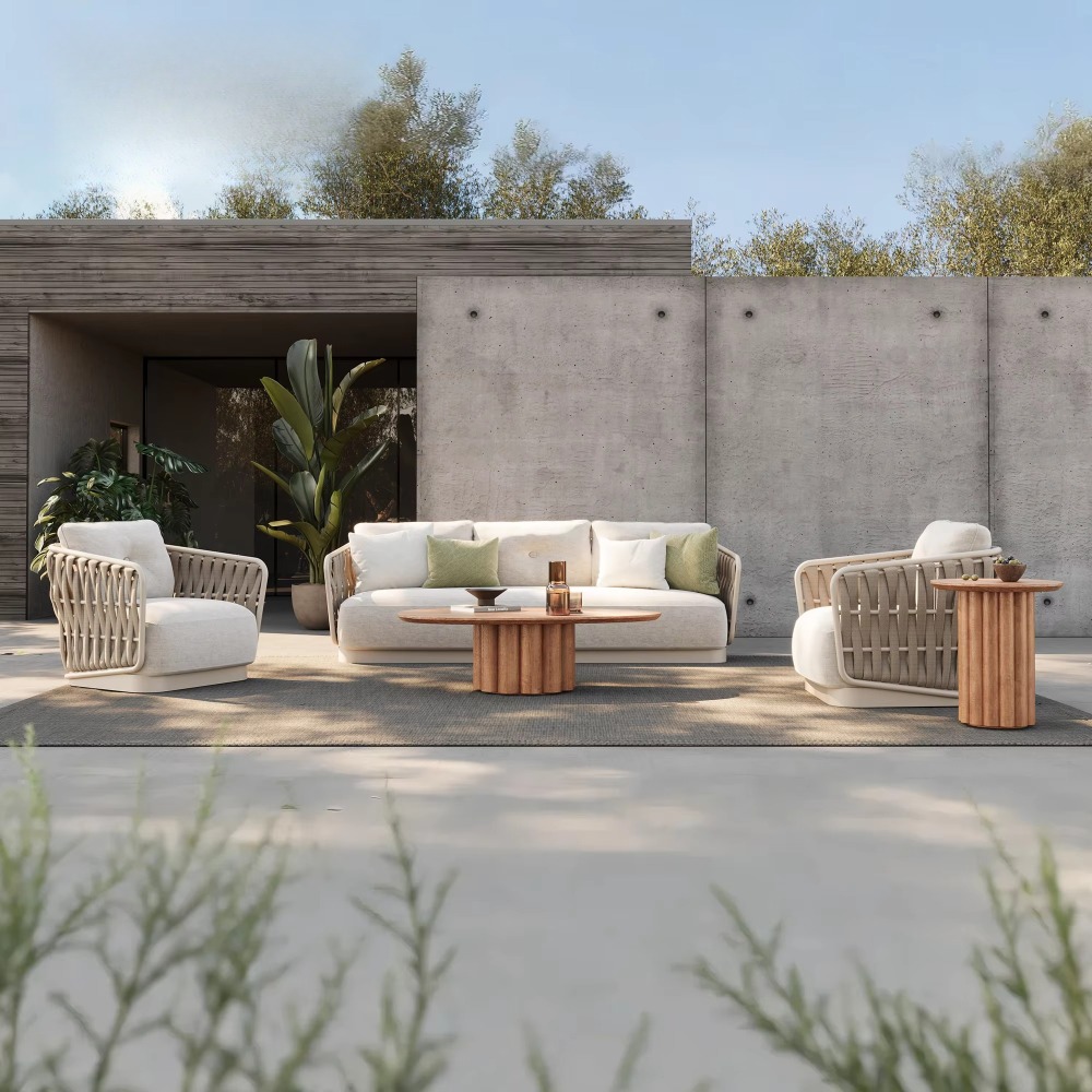 Garden Comfort Sofa Metal Set  - Rattan Lounge Set ulasan dan harga