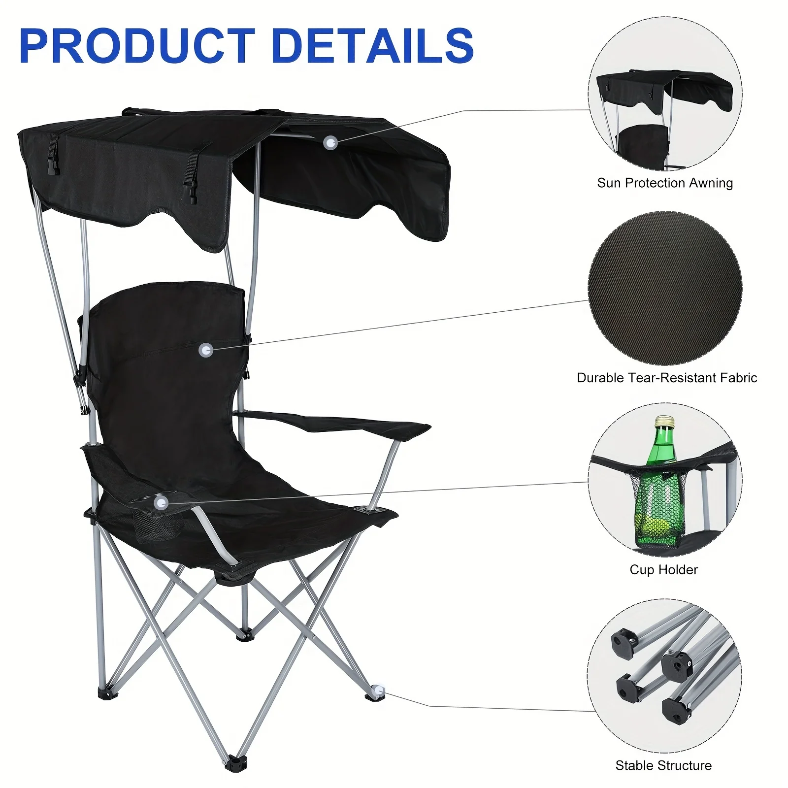 Canopy Lounge Chair with Sunsh - Outdoor Furniture Diy Plans ulasan dan harga