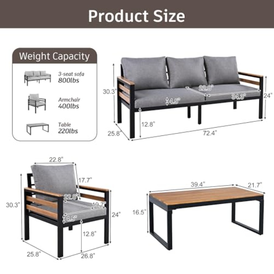 Outdoor patio furniture set fo - Outdoor Furniture Balcony ulasan dan harga
