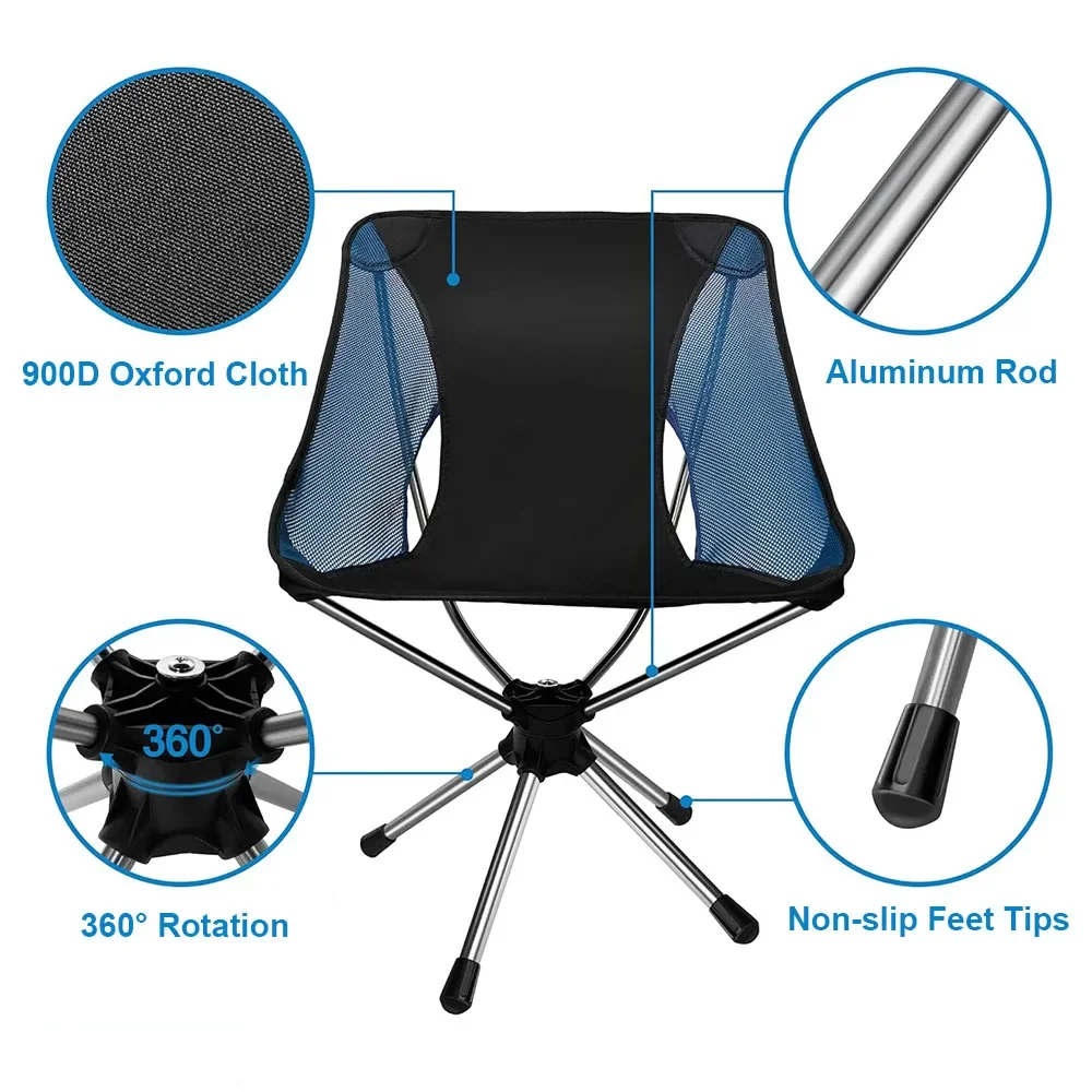 Folding Camping Chair 360° Rot - Outdoor Furniture Diy Plans ulasan dan harga