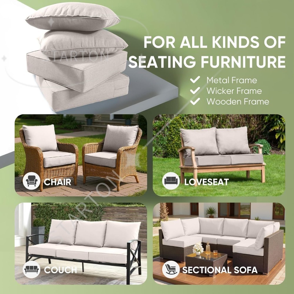 Outdoor Chair Cushions Set of  - Outdoor Furniture Cushions 24 X 24 ulasan dan harga