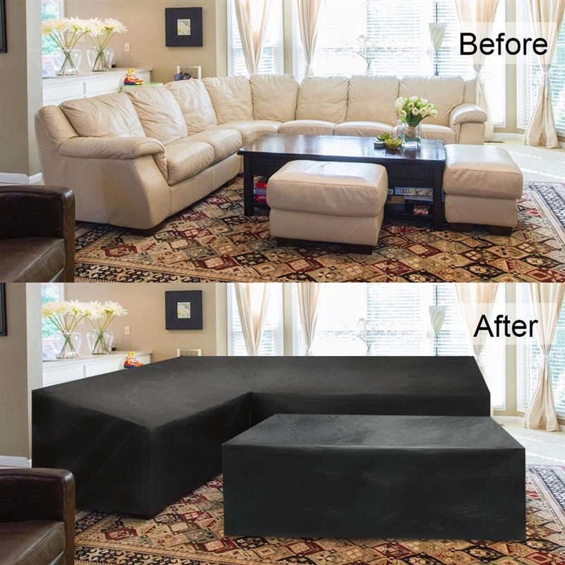 UV Resistant L Shaped Furnitur - Outdoor Furniture L Shape ulasan dan harga