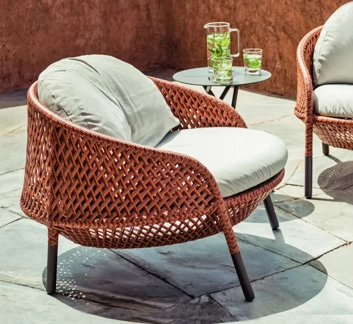 #Sofa Garden Set Curl Rattan S - Rattan Lounge Set ulasan dan harga
