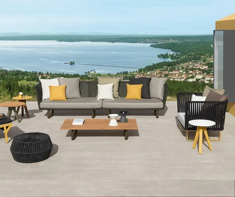 #Sofa Garden Set Curl Rattan S - Rattan Lounge Set ulasan dan harga