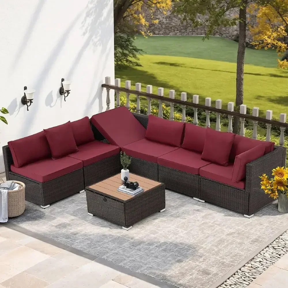 7-Piece Outdoor Patio Furnitur - Outdoor Furniture Balcony ulasan dan harga