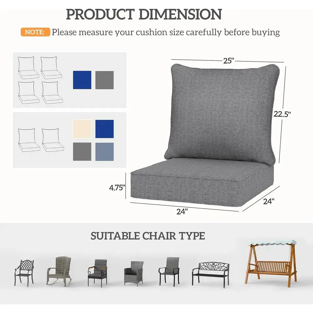 Weather-Resistant Outdoor Chai - Outdoor Furniture Cushions 24 X 24 ulasan dan harga