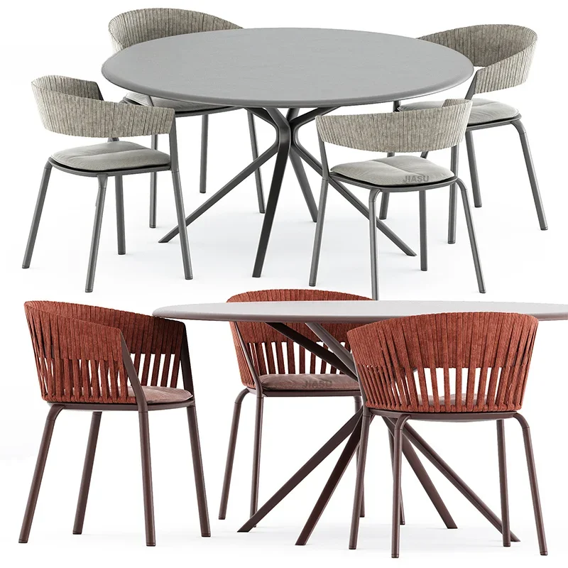 'Outdoor Furniture Steel 4 Pcs - Outdoor Furniture Balcony ulasan dan harga