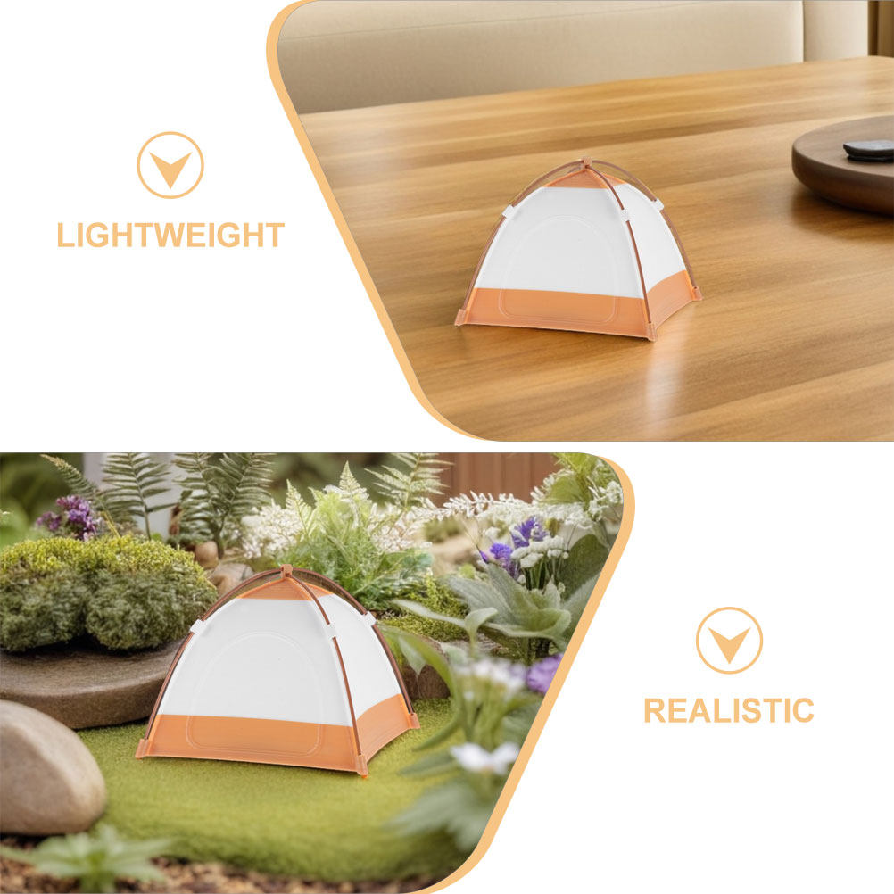 1:12 Scale Miniature Tent Doll - Outdoor Furniture Diy ulasan dan harga