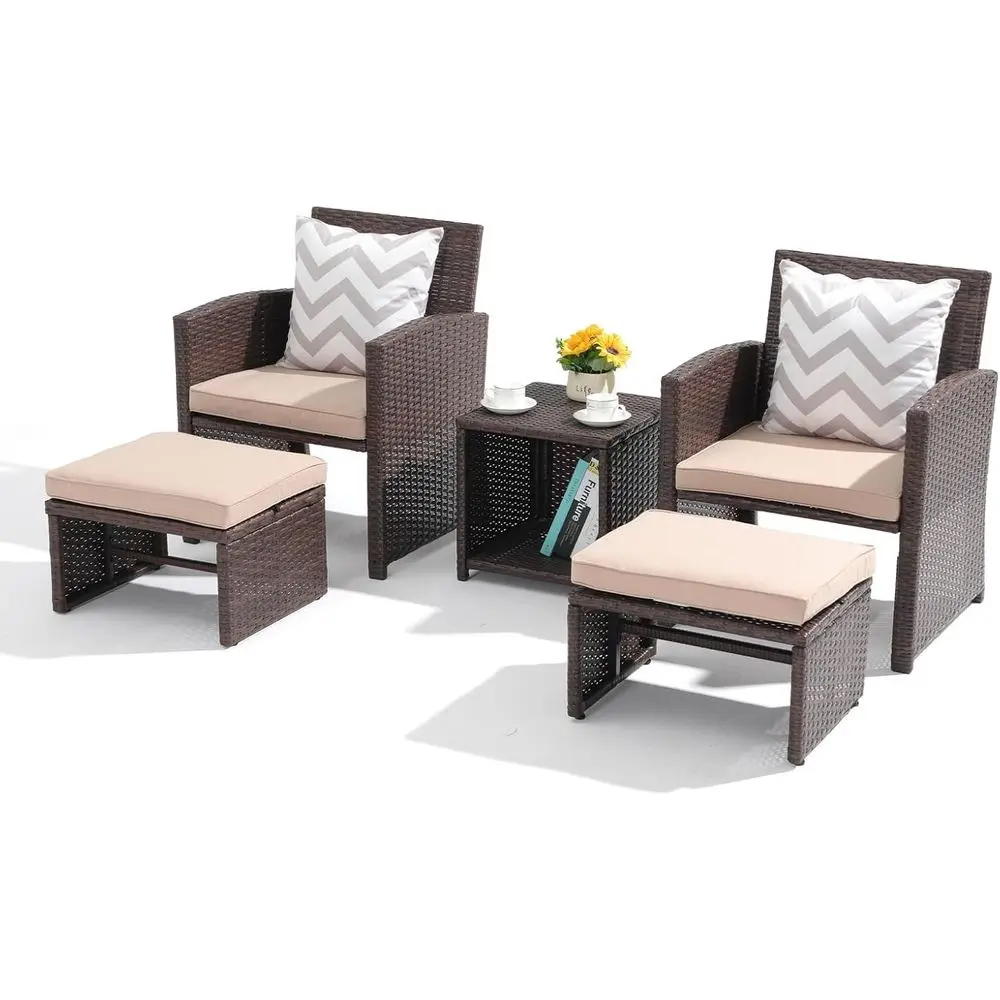 5-Piece Outdoor Patio Furnitur - Outdoor Furniture Balcony ulasan dan harga
