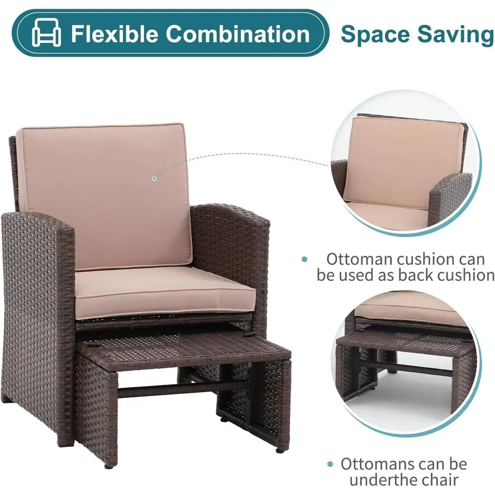 5-Piece Outdoor Patio Furnitur - Outdoor Furniture Balcony ulasan dan harga