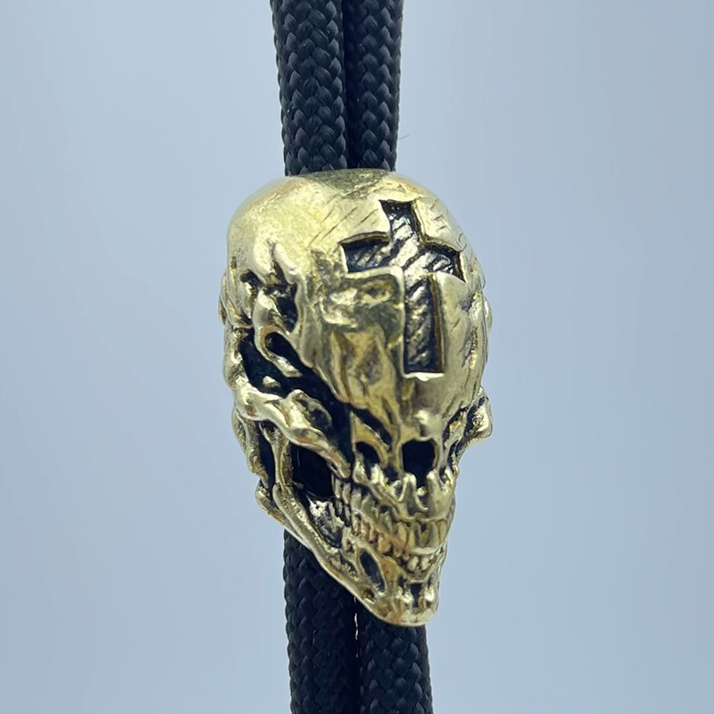 Brass Cross Skull Head Knife B - Outdoor Furniture Diy ulasan dan harga