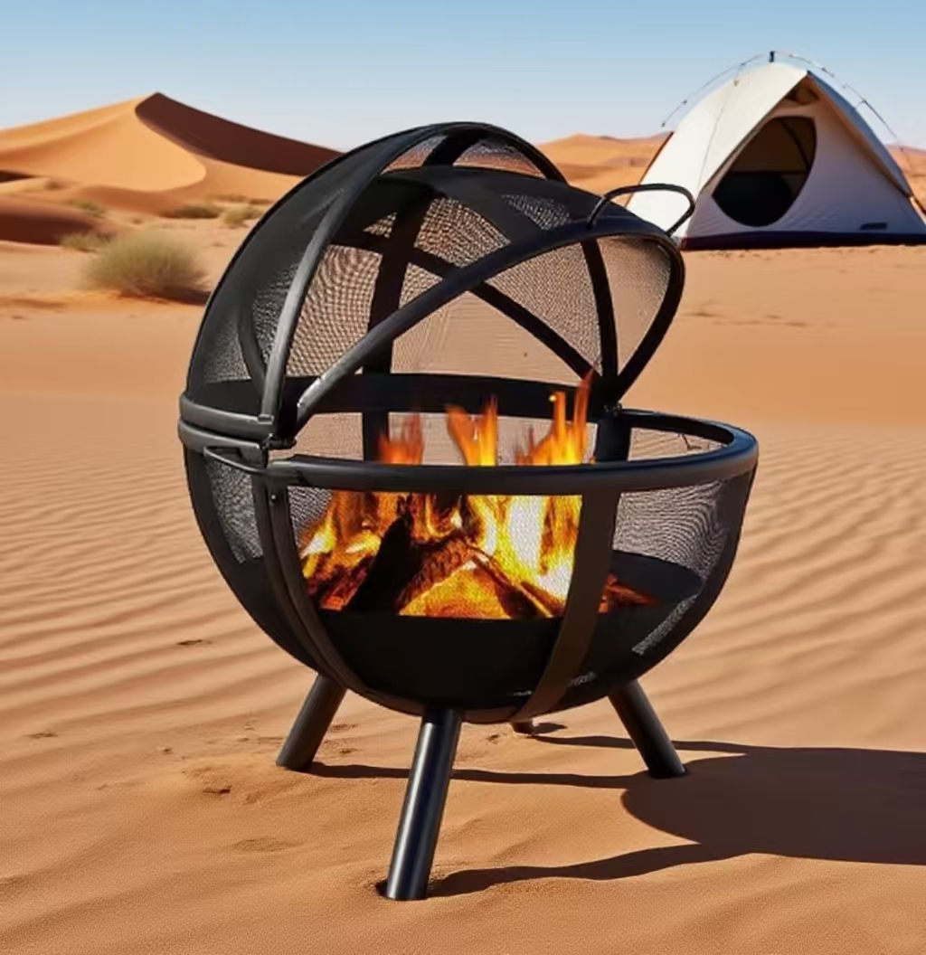 Ball Shaped Outdoor Garden Pat - Fire Pit Bowl ulasan dan harga