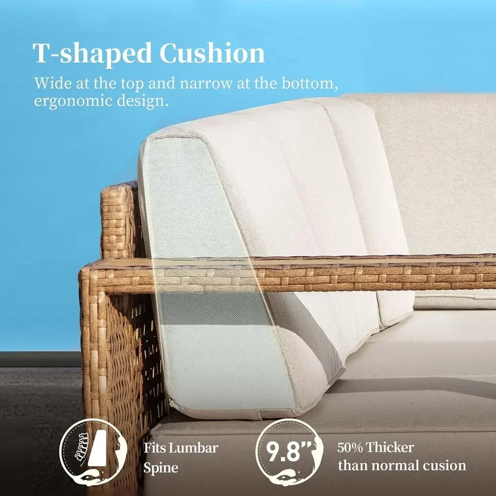 L-Shaped Outdoor Sectional Sof - Outdoor Furniture L Shape ulasan dan harga