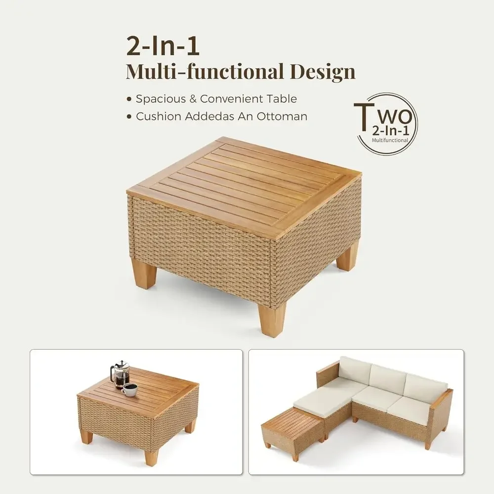 3-Piece Outdoor Patio Furnitur - Outdoor Furniture L Shape ulasan dan harga