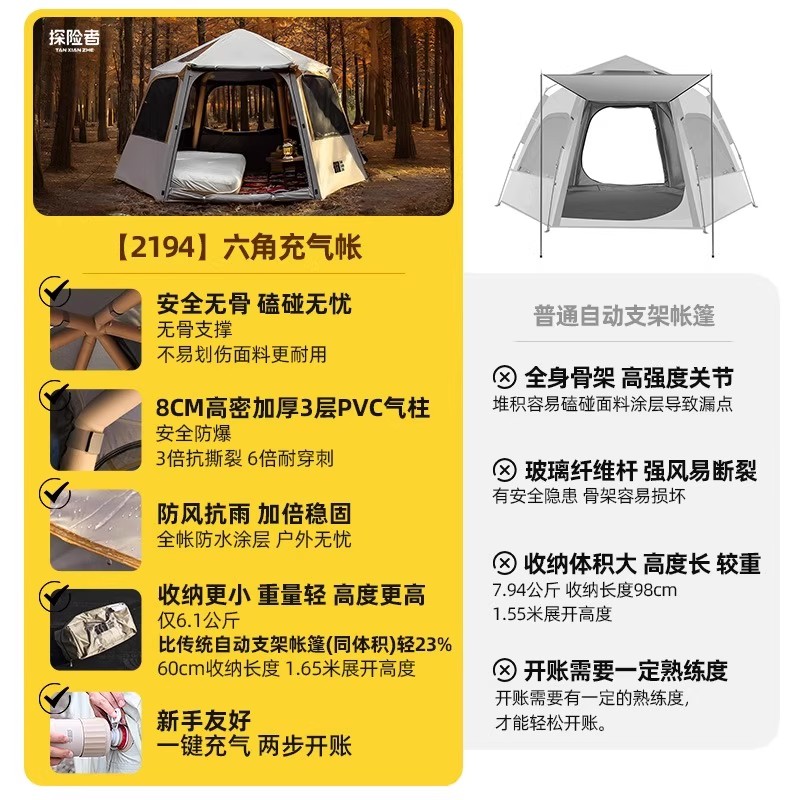 Explorer inflatable tent outdo - Rattan Lounge Set ulasan dan harga