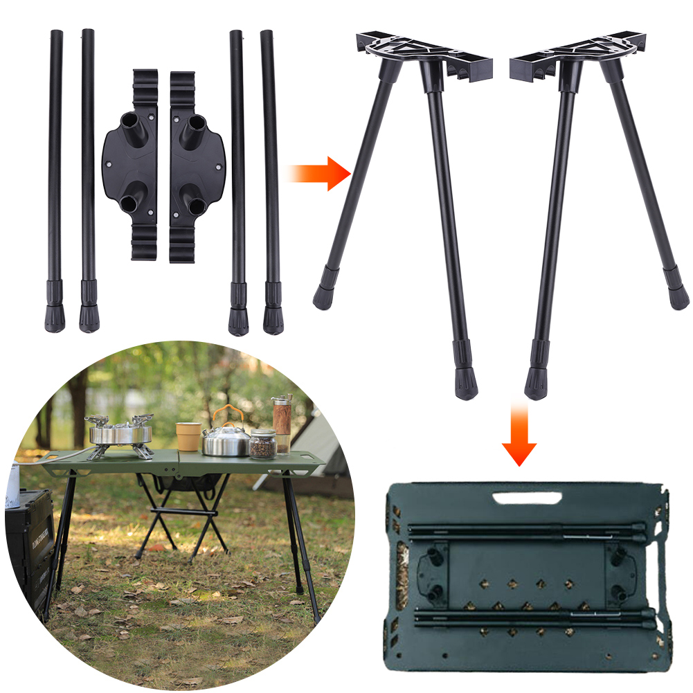 Folding Camping Table Legs Met - Outdoor Furniture Diy ulasan dan harga