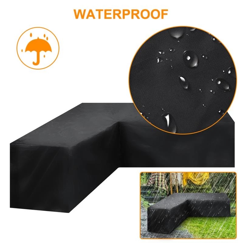 Waterproof Corner Sofa L Shape - Outdoor Furniture L Shape ulasan dan harga