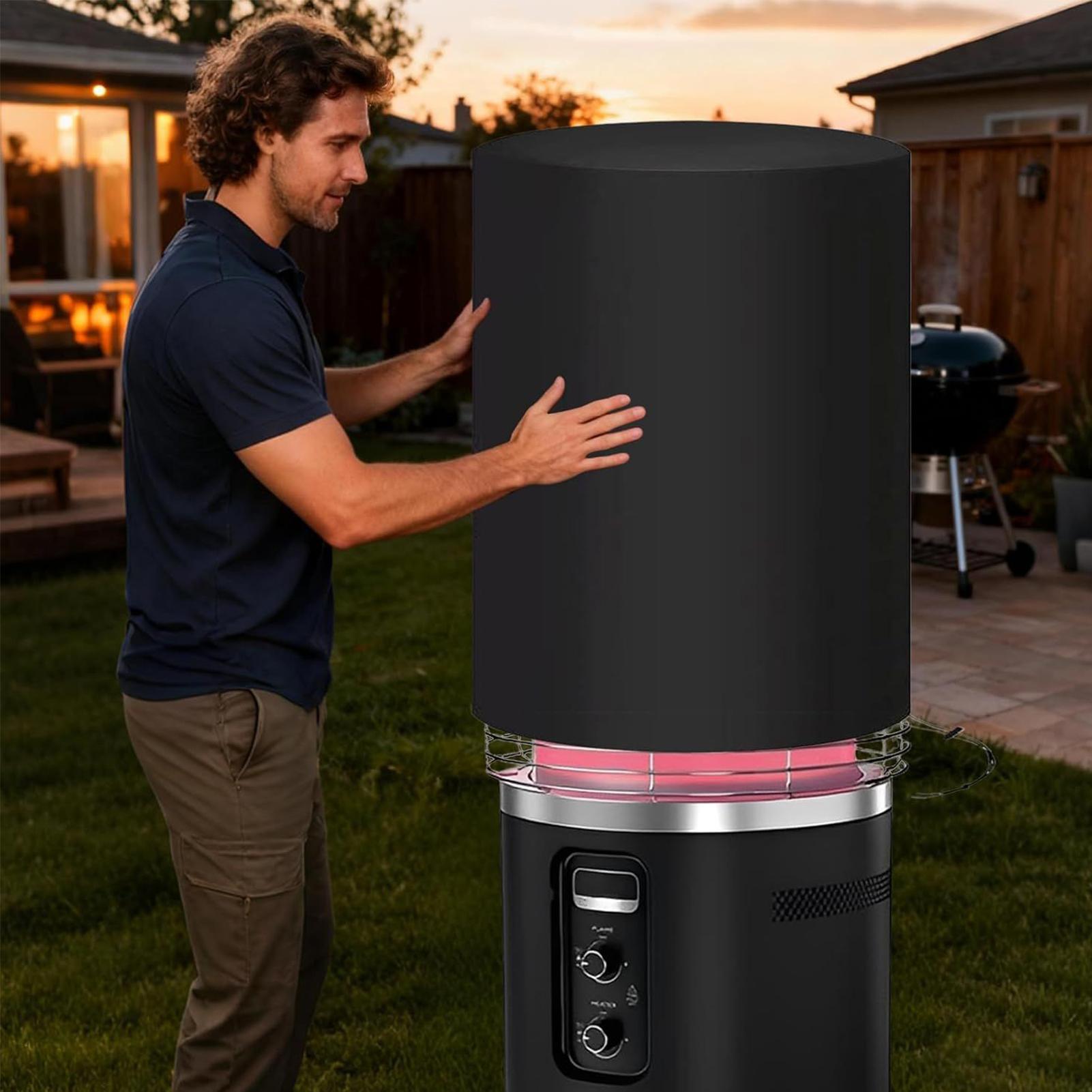 Fire Pit Column Cover Heavy Du - Outdoor Furniture Balcony ulasan dan harga