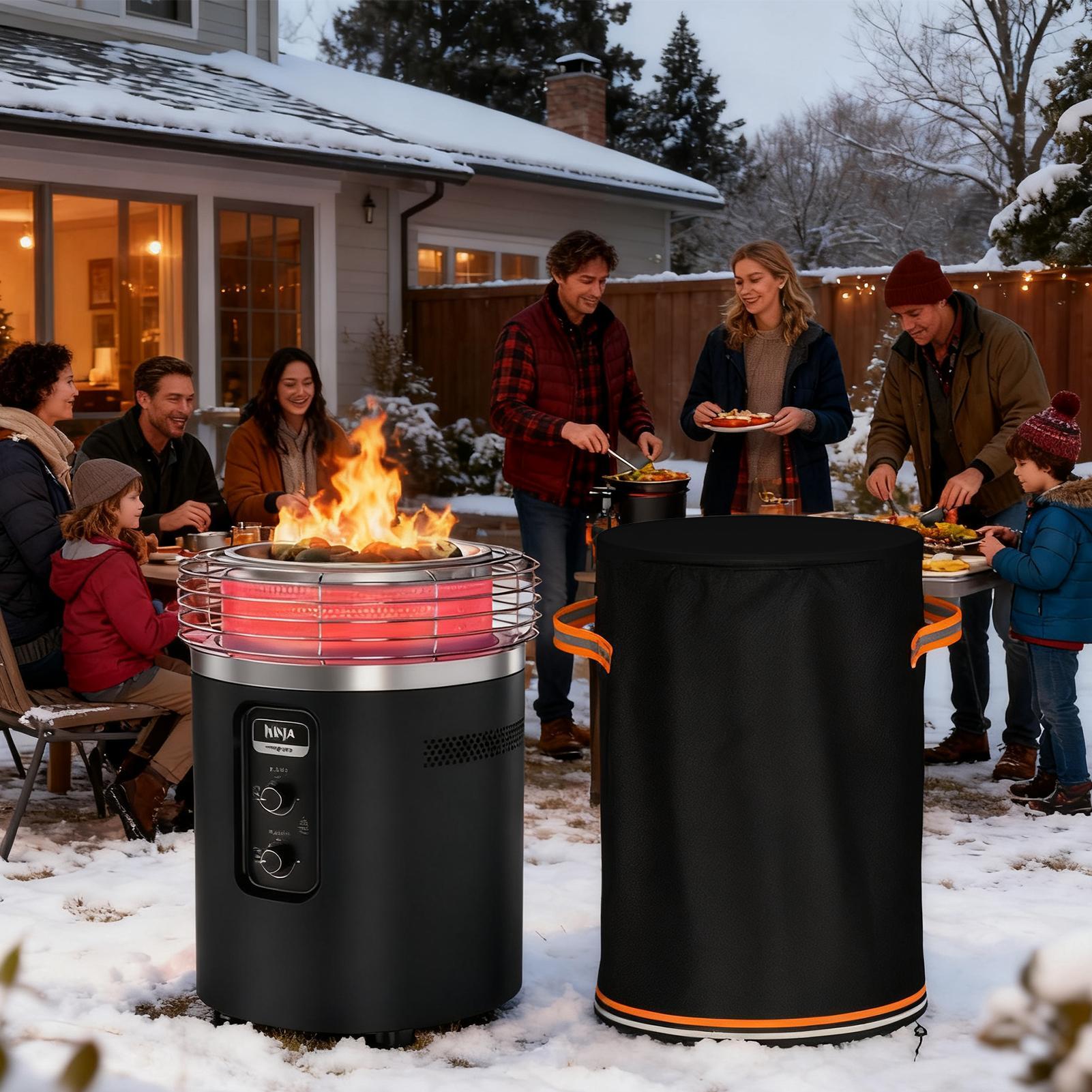 Fire Pit Column Cover Heavy Du - Outdoor Furniture Balcony ulasan dan harga