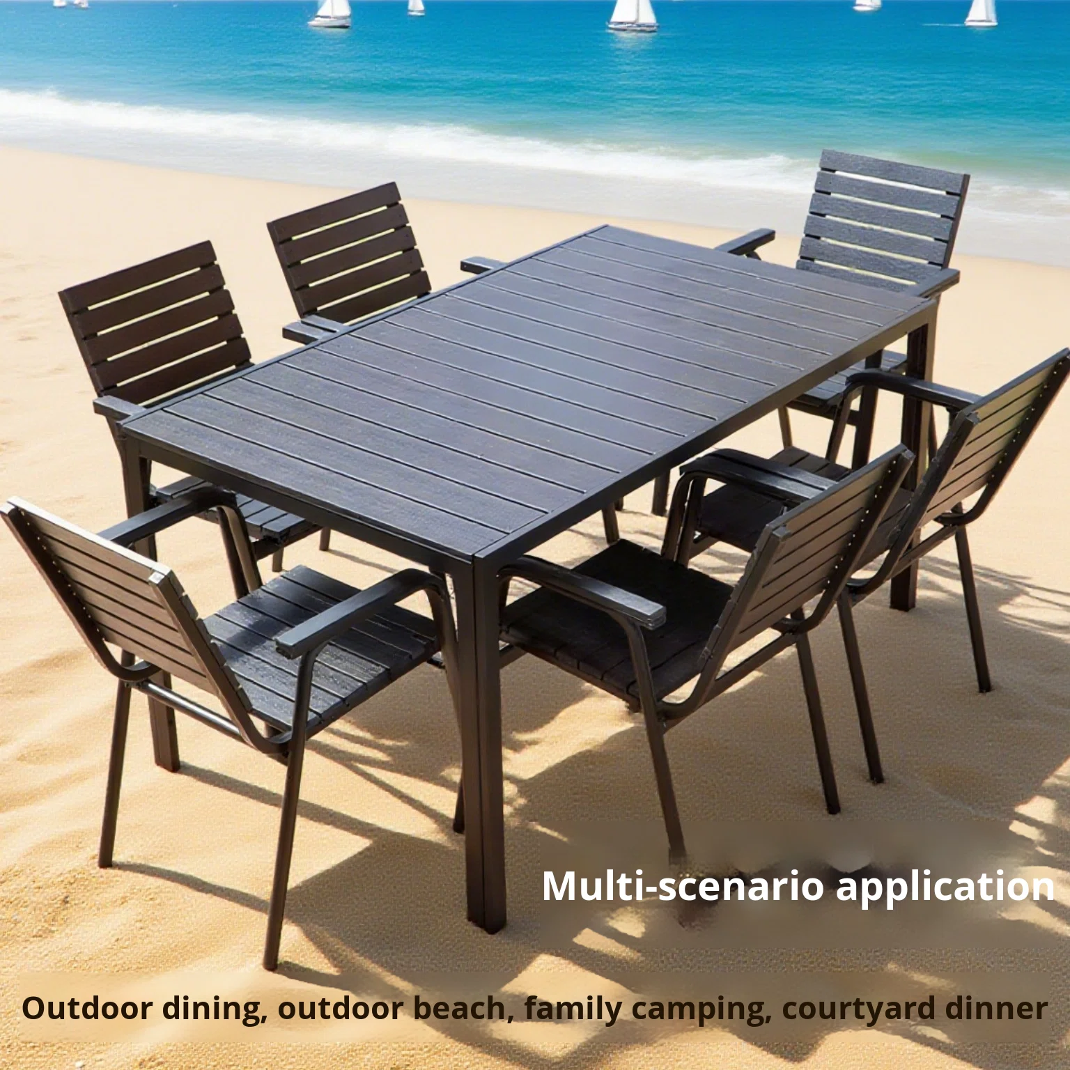 New Bamboo Picnic Garden Table - Outdoor Furniture Balcony ulasan dan harga